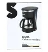 Cafetera Eléctrica 650 ml Negra EL46C1 Signa