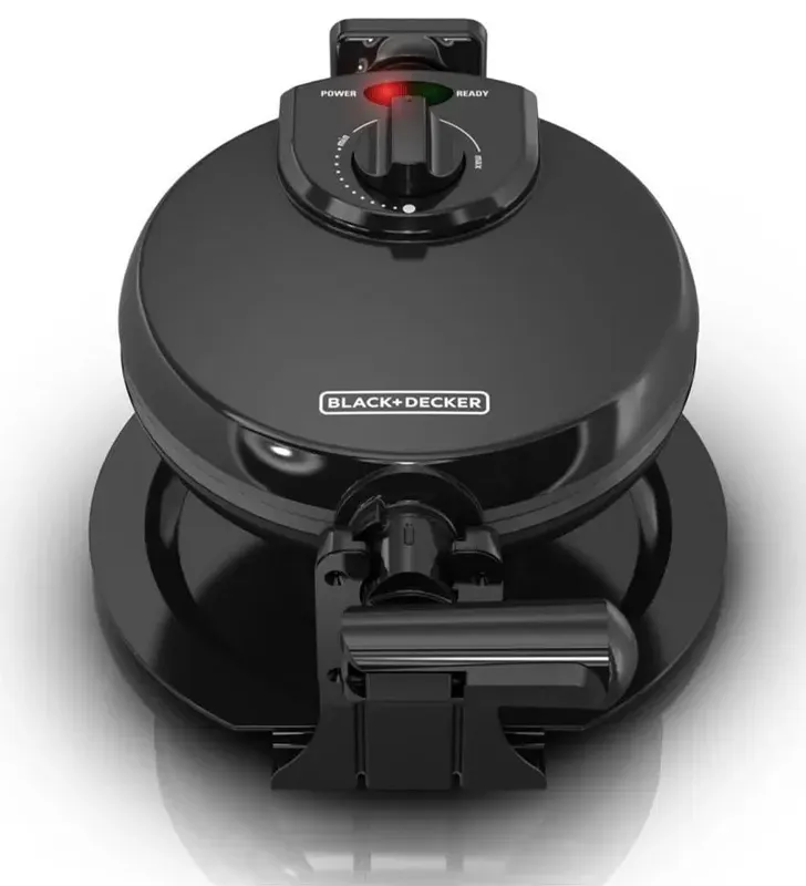Waflera Black & Decker WM1000B | 800 W, 4 waffles, giro 180°