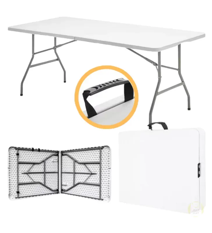 Mesa Plegable 1.80 m Portafolio Blanca HG40C6 Signa