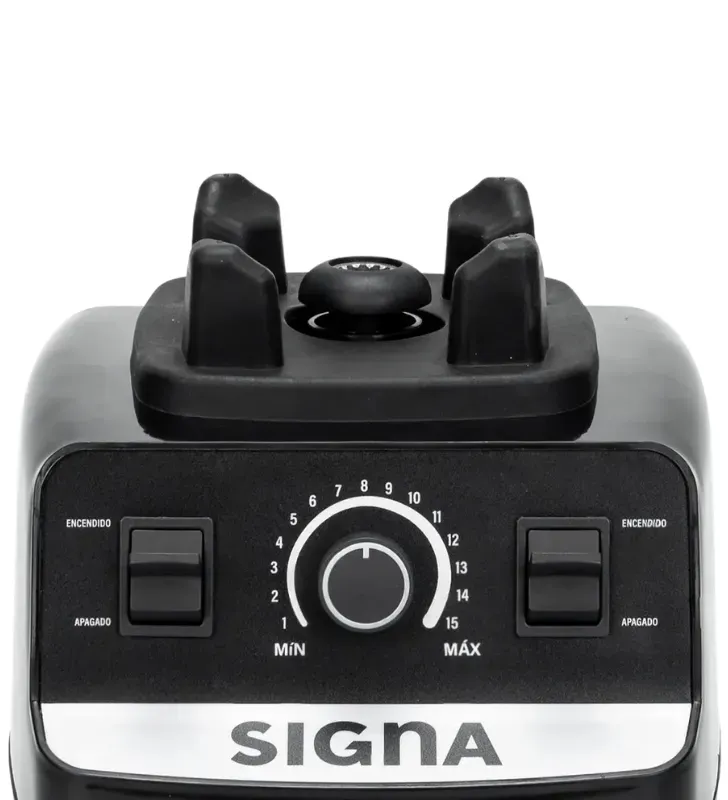 Licuadora 1350W Negra 2 L con Moledor EL15C1 Signa