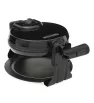 Waflera Black & Decker WM1000B | 800 W, 4 waffles, giro 180°