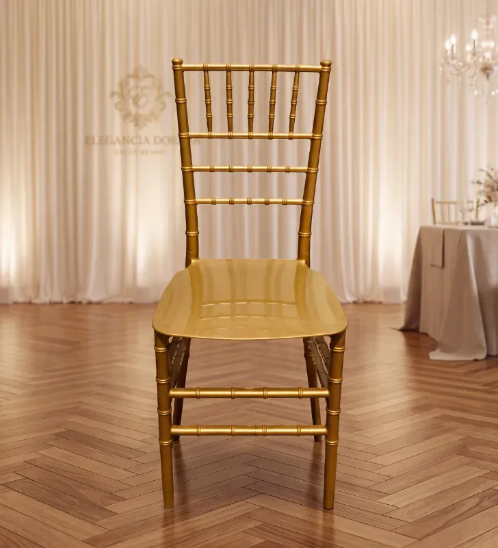 Silla Tiffany Dorada Adulto Juguetes Jugar