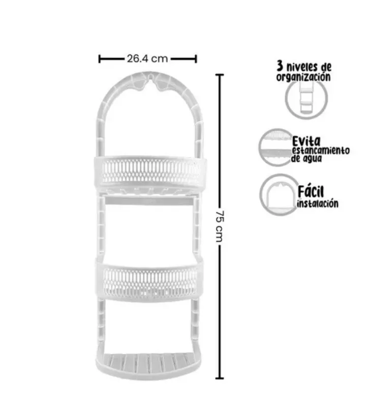 Porta Shower Satinado Grande MX-559 Yuliana