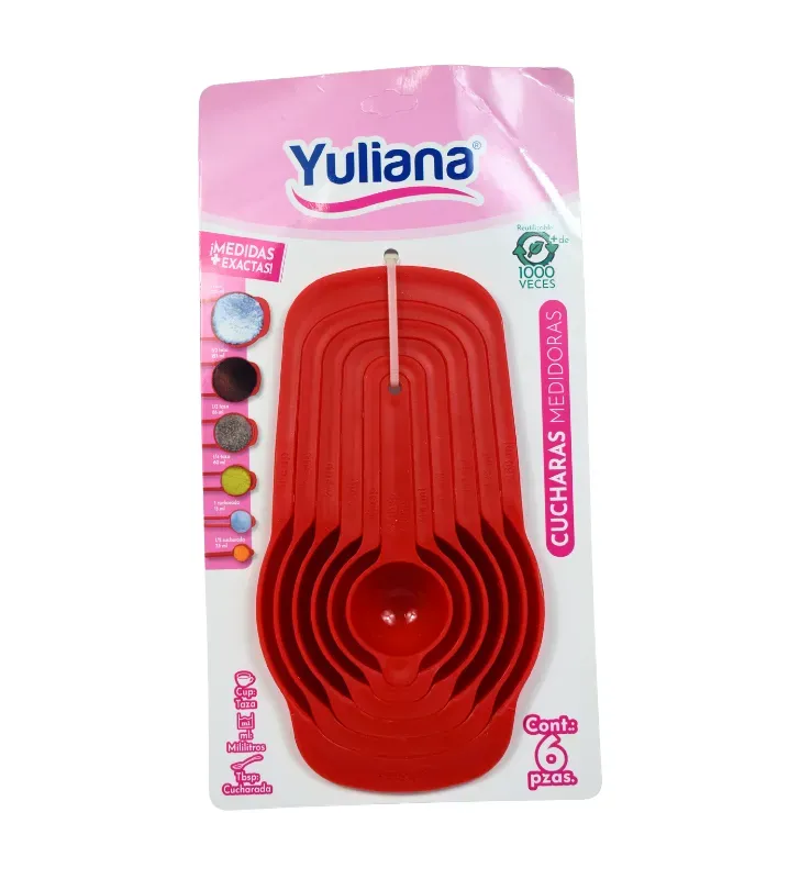 Set de Cucharas Medidoras 6 Piezas MX-385 | Marca Yuliana