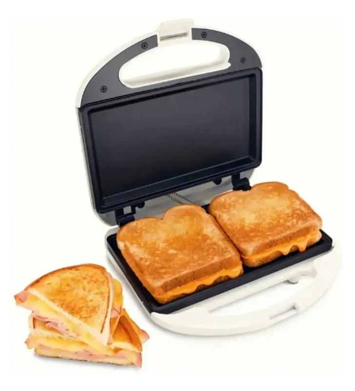 Sandwichera Proctor Silex 25401 | Compacta 700 W, 2 Sándwiches