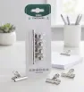Set de 4 Clips Metálicos Bisagra Tipo Bulldog | S&D AH24-027