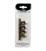 Set de 4 Clips Metálicos Bisagra Tipo Bulldog | S&D AH24-027