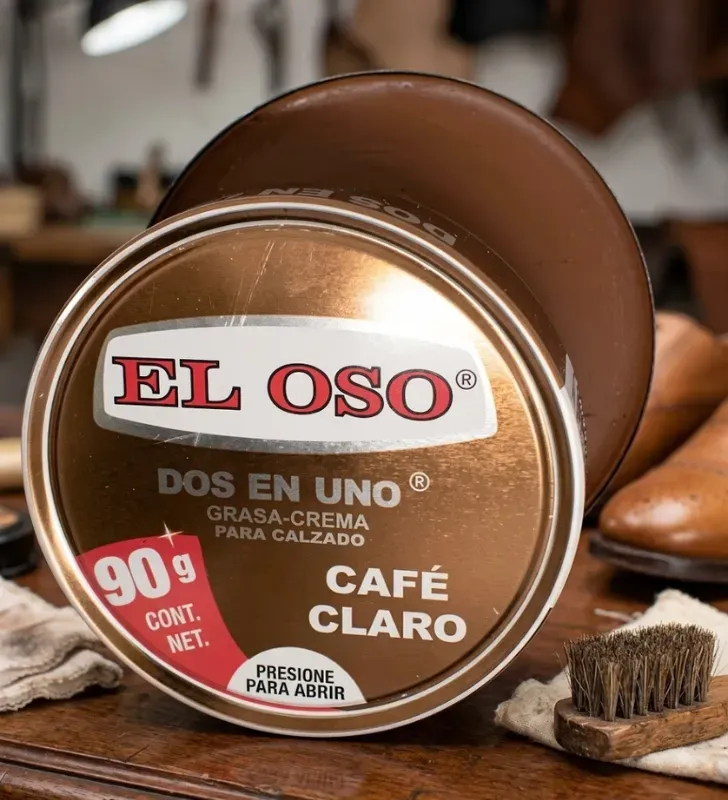 Grasa Crema Dos en Uno Café Claro 90g | Marca El Oso