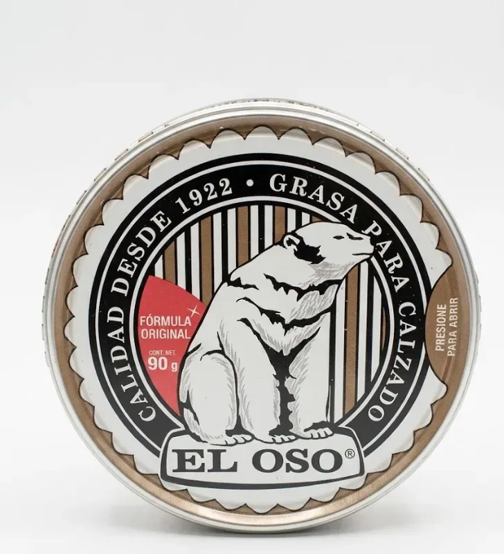 Grasa para Calzado Café Claro 90g | Marca El Oso