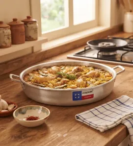 Paellera Valenciana de Aluminio No. 34 4.9L | Marca Maytesa
