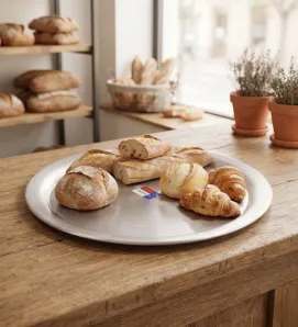 Charola para Pan Circular No. 35 en Aluminio | Marca Maytesa