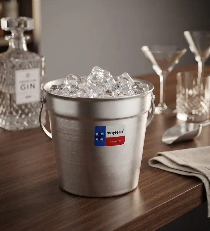 Hielera de Aluminio 1,150 ml (1.15 Litros) | Marca Maytesa