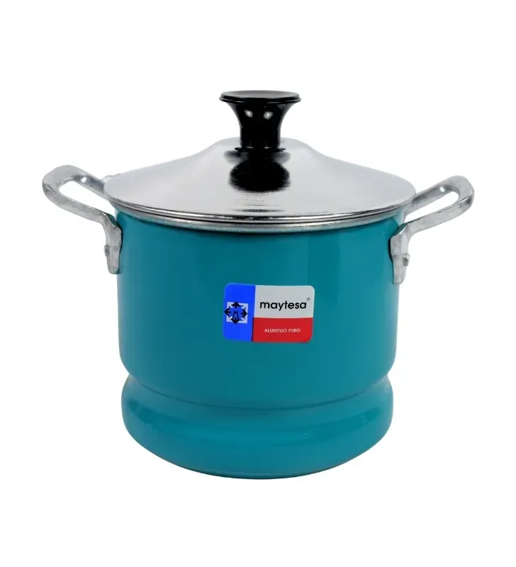 Olla Vaporera Pintada No. 16 1.8L con Rejilla y Tapa | Maytesa