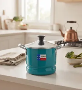 Olla Vaporera Pintada No. 16 1.8L con Rejilla y Tapa | Maytesa