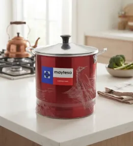 Olla Vaporera Pintada No. 22 6.2L con Rejilla y Tapa | Maytesa