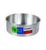 Molde para Pan Redondo No. 16 900 ml en Aluminio | Marca Maytesa