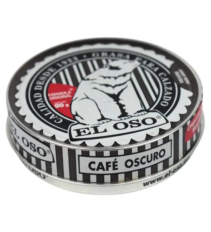 Grasa para Calzado Café Oscuro 90g | Marca El Oso