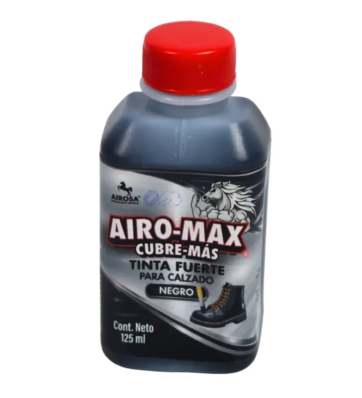 Tinta Fuerte para Calzado Airo-Max Negro 125 ml | Marca Airosa