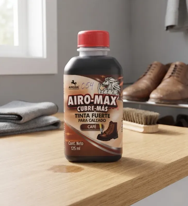 Tinta Fuerte para Calzado Airo-Max Café 125 ml | Marca Airosa