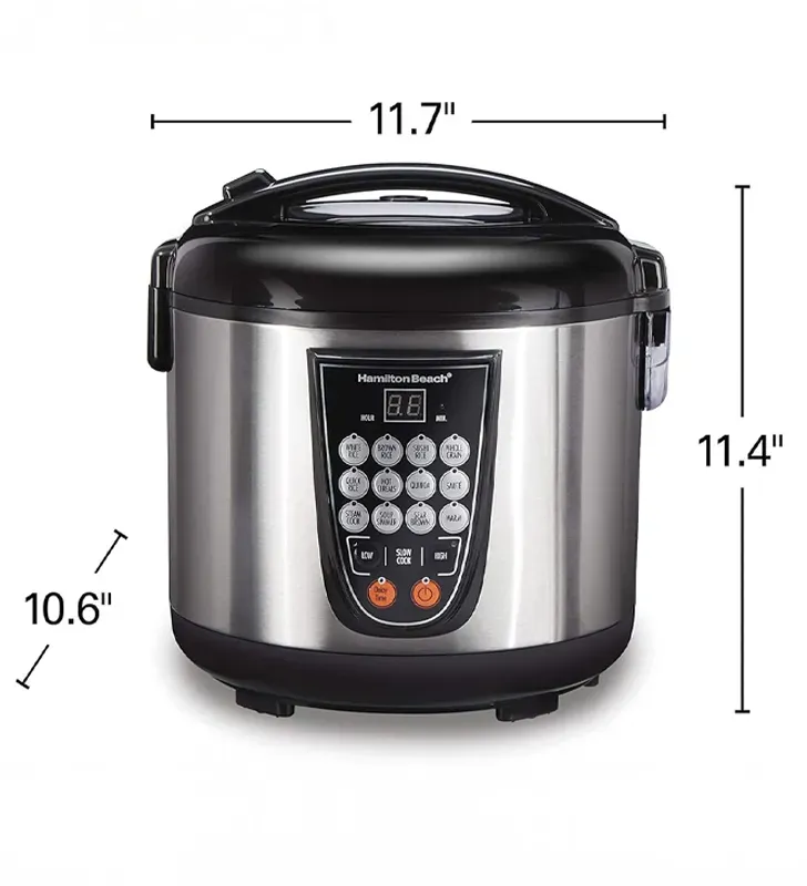 Olla Hamilton Beach 37571 Multicooker 4.2 L | 14 Funciones Digitales