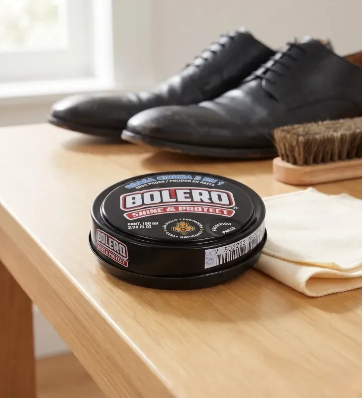 Grasa Crema 2 en 1 Negro 100 ml | Marca Bolero