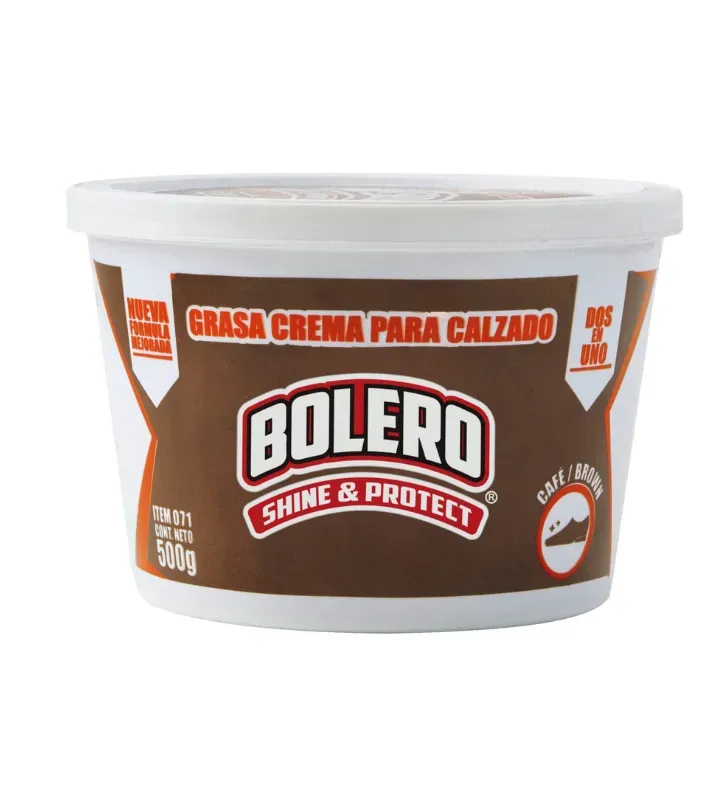Grasa Crema 2 en 1 Café 500g | Marca Bolero