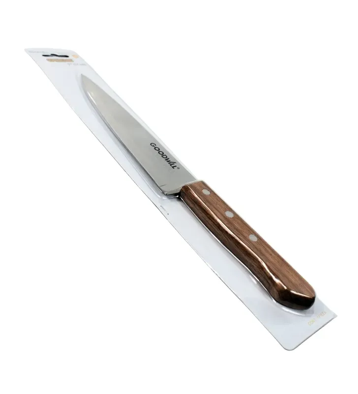 Cuchillo Cocinero No. 7 7" Acero Inox Mango Madera Goodwill | 69739