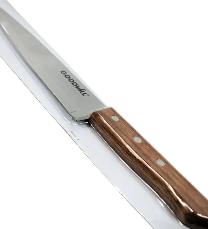 Cuchillo Cocinero No. 7 7" Acero Inox Mango Madera Goodwill | 69739