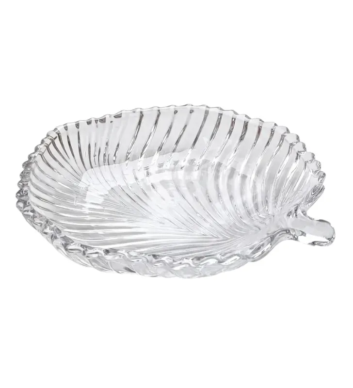 Centro de Mesa de Vidrio Hoja 1705 | Marca Vittori