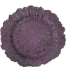 Plato Base Atena Púrpura Plástico 3706P | Marca Vittori