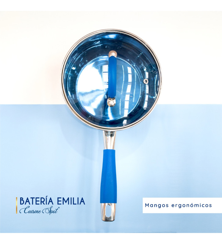 Batería de Cocina Emilia Cuisine Spot – Acero Inoxidable