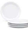 Plato para Postre 8" 20cm Melamina Blanco 4503W | Marca Vittori