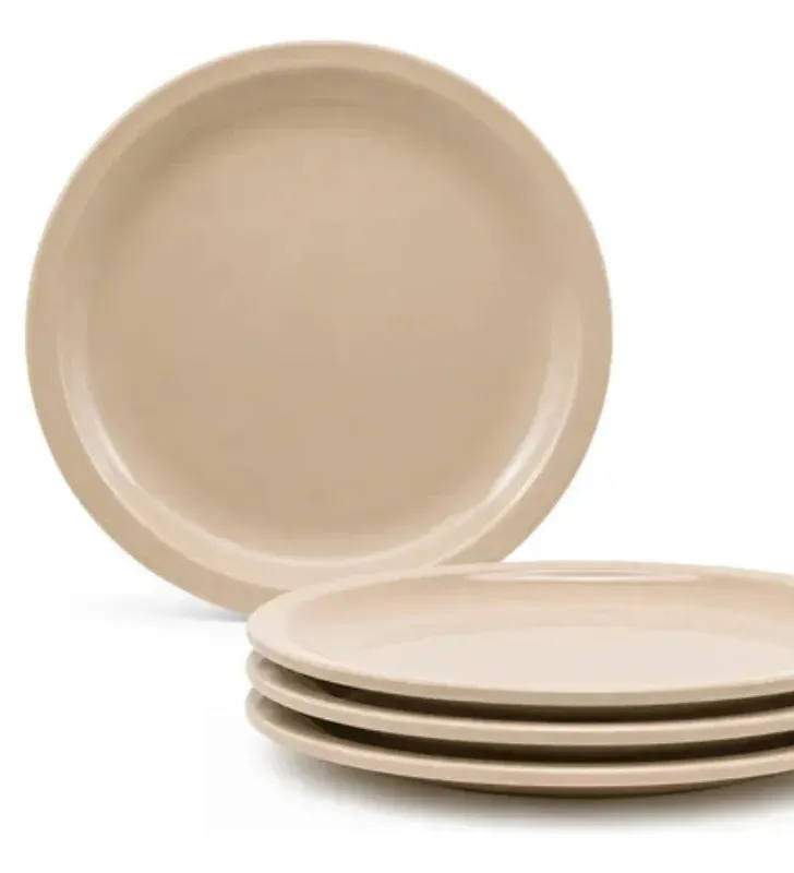 Plato Trinche 9" 23cm Melamina Beige 4504B | Marca Vittori