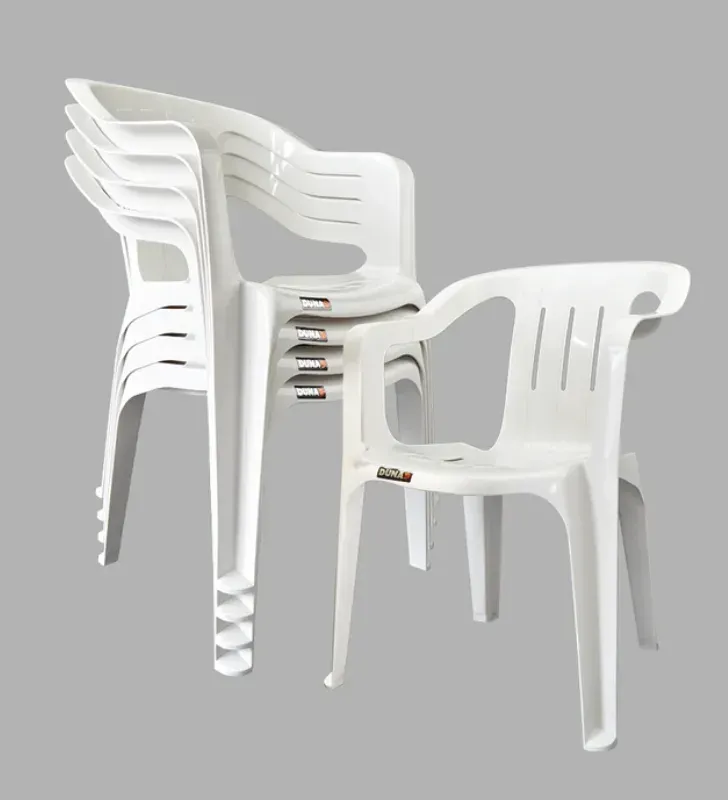 Silla Brexia Blanca Marca Duna  PDA025A-012 – Plástico Exterior
