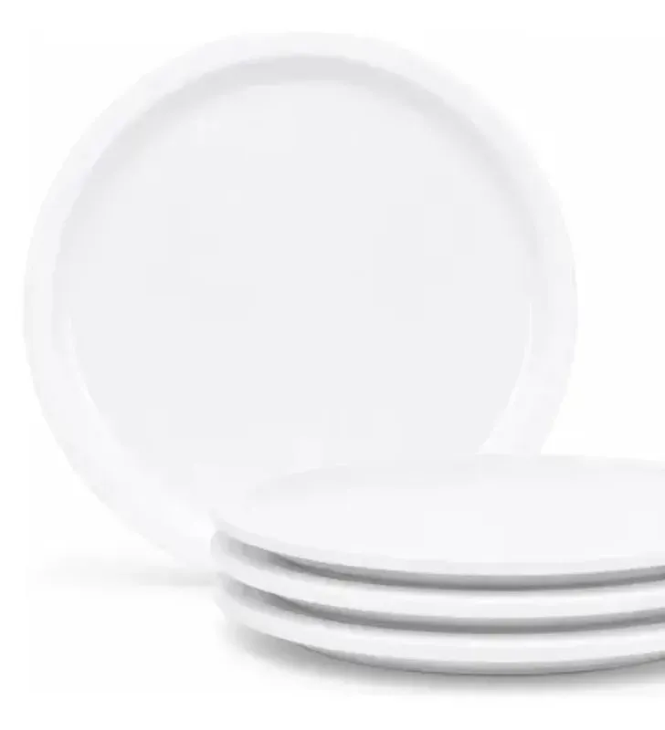 Plato Trinche 11" 27cm Melamina Blanco 4506W | Marca Vittori