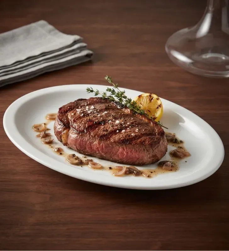 Plato Ovalado 11.5" Melamina Blanco 4652W | Marca Vittori