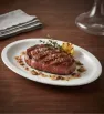 Plato Ovalado 11.5" Melamina Blanco 4652W | Marca Vittori