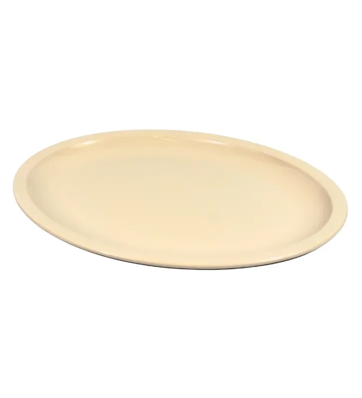 Plato Ovalado 13" 33cm Melamina Beige 4653B | Marca Vittori