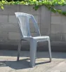 Silla Duna Aruba Gris R de Plástico 100% Reciclado | Apilable