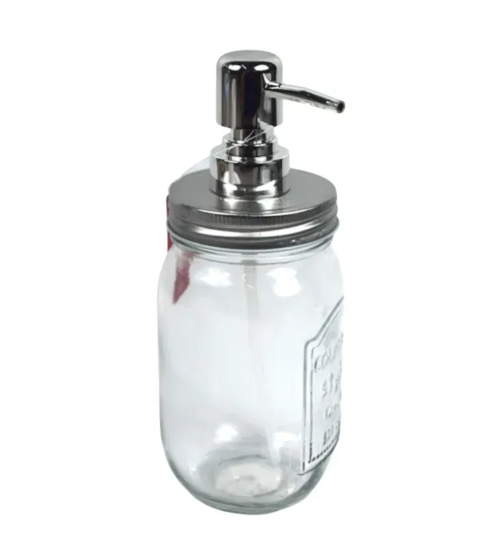Dispensador de Jabón Mason Jar de Vidrio 3507 | Marca Vittori