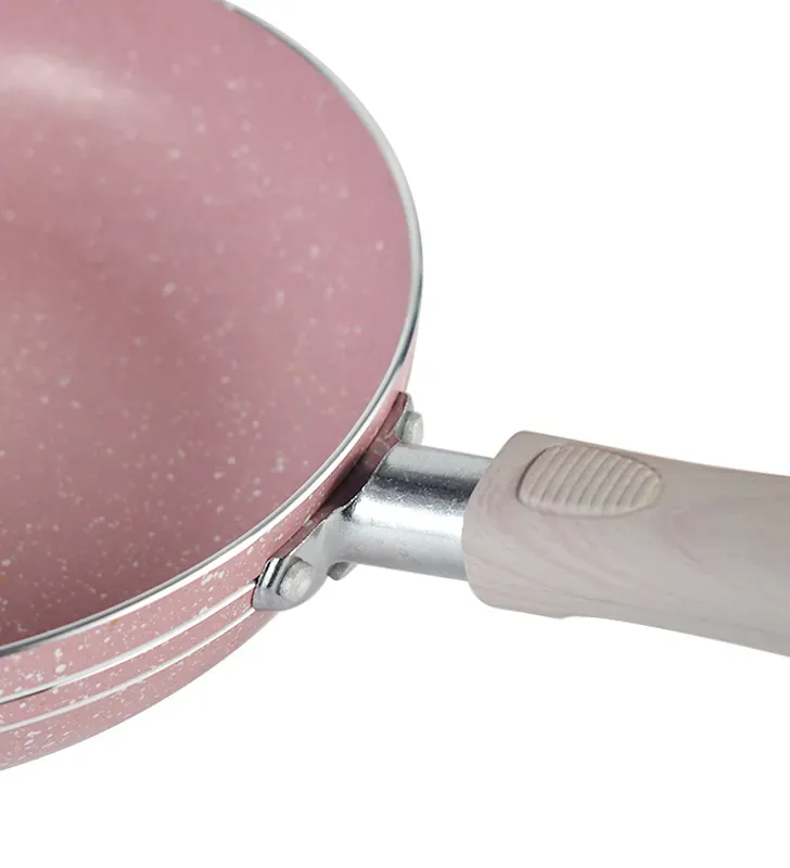 Batería Scarlett Rosa 5 pzas · Aluminio antiadherente Cuisine Spot