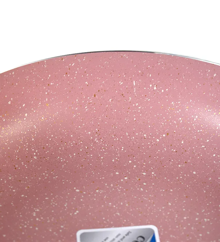 Batería Scarlett Rosa 5 pzas · Aluminio antiadherente Cuisine Spot