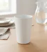 Vaso de Melamina Blanco 205ml 7oz 4801W | Marca Vittori
