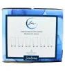 Juego de 6 Vasos de Vidrio 240ml 8.1oz 6118 | Marca Crisa