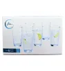 Juego de 6 Vasos de Vidrio Clásica 310ml 10.5oz 6211 | Crisa