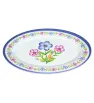 Plato Ovalado 12" Melamina Decorado Floral D001 003-001-002 | Travessa