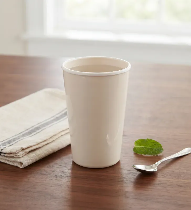 Vaso de Melamina Beige 6.5x9.6cm D08 004-008-120 | Travessa