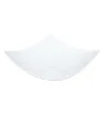 Plato Cuadrado Melamina Texturizado 18cm Blanco 105-009-148 | Travessa