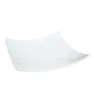 Plato Cuadrado Melamina Texturizado 18cm Blanco 105-009-148 | Travessa