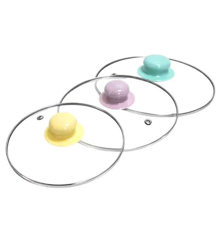 Juego de 3 Ollas de Peltre Colores Pastel 16 18 20cm 043-049-001 | Travessa